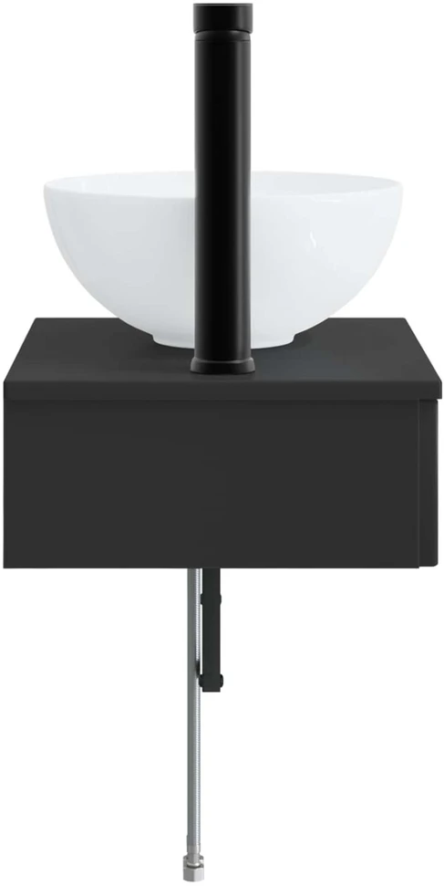 Sieninis skalbimo kriauklė Juoda 40 x 35 x 39 cm