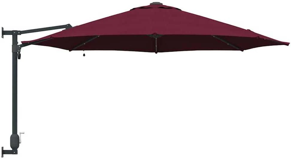 Sodo skėtis 248 x 248 x 148 cm Poliesteris ir plienas