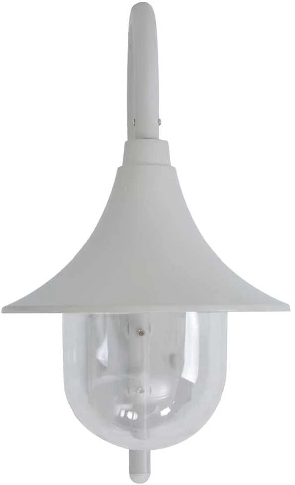 Sieninis šviestuvas Sieninis sodo šviestuvas, baltas, 42 cm, aliuminis, E27
