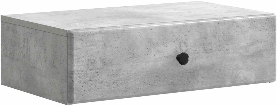 Sieninis šoninis staliukas Betono pilka 59 x 34,5 x 17 cm