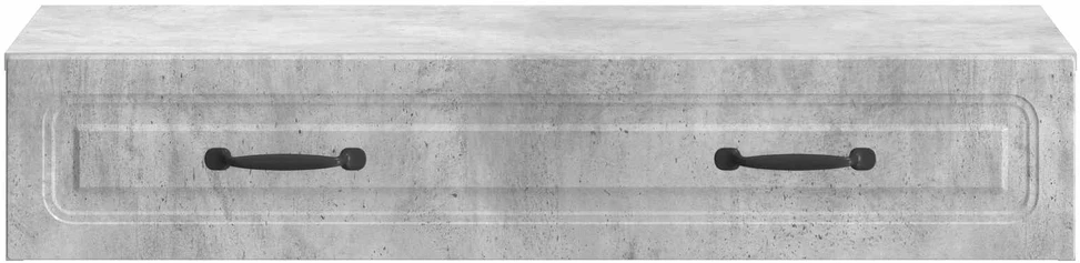 Sieninis šoninis staliukas Betono pilka 87,5 x 34,5 x 17 cm