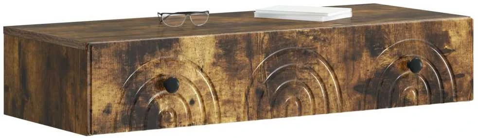 Sieninis šoninis staliukas 87,5 x 34,5 x 17 cm Apdirbta mediena