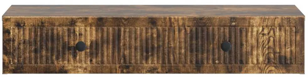 Sieninis šoninis staliukas Dūminio ąžuolo 87,5 x 34,5 x 17 cm