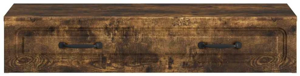 Sieninis šoninis staliukas Dūminio ąžuolo 87,5 x 34,5 x 17 cm