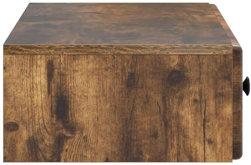 Sieninis šoninis staliukas Dūminio ąžuolo 87,5 x 34,5 x 17 cm