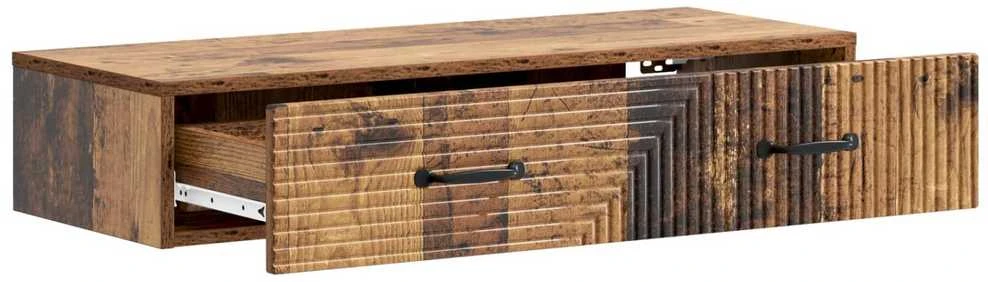 Sieninis šoninis staliukas 87,5 x 34,5 x 17 cm Apdirbta mediena