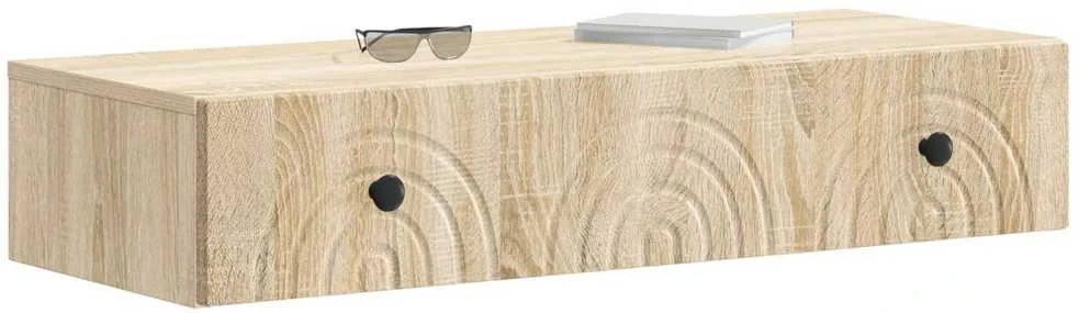 Sieninis šoninis staliukas 87,5 x 34,5 x 17 cm Apdirbta mediena