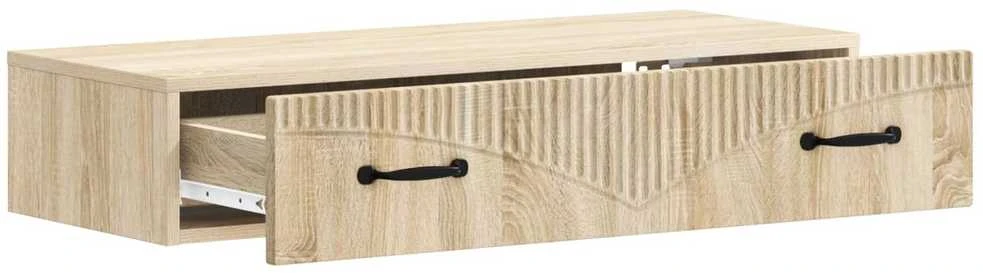 Sieninis šoninis staliukas 87,5 x 34,5 x 17 cm Apdirbta mediena