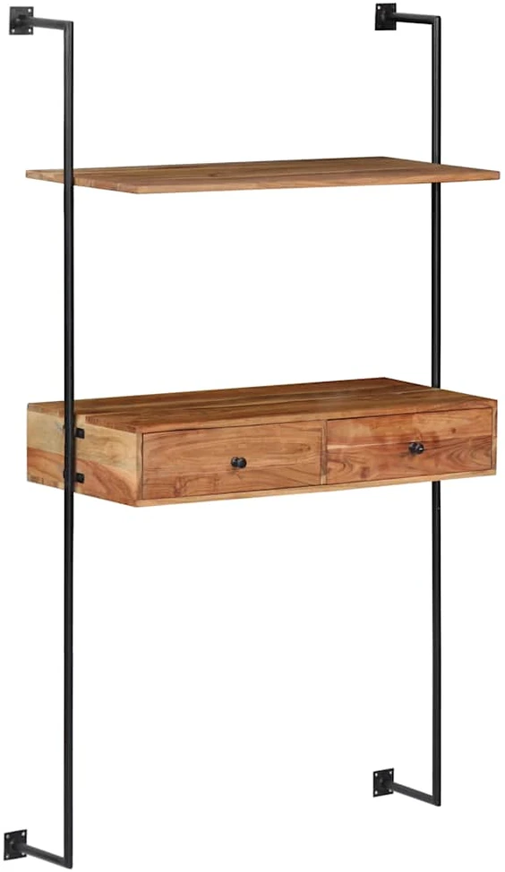 Sieninis stalas, 90x40x170 cm, akacijos medienos masyvas