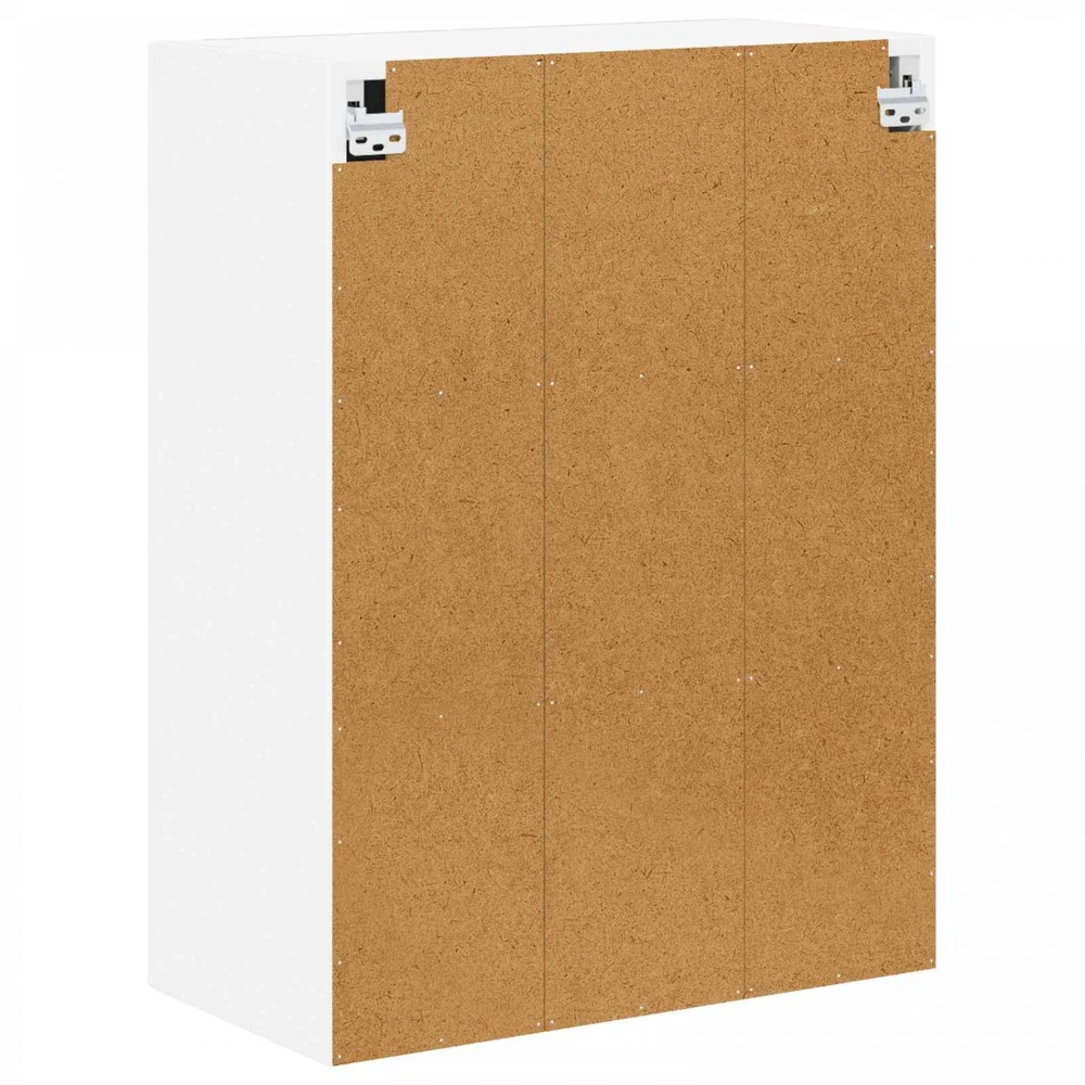 Sieninis stiklinis kabinetas LUCCA Balta 60 x 31 x 80 cm