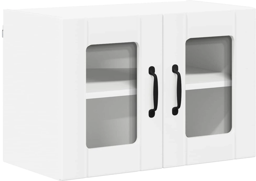 Sieninis stiklinis kabinetas LUCCA Balta 60 x 31 x 40 cm