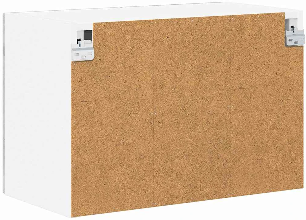 Sieninis stiklinis kabinetas LUCCA Betono pilka 60 x 31 x 40 cm