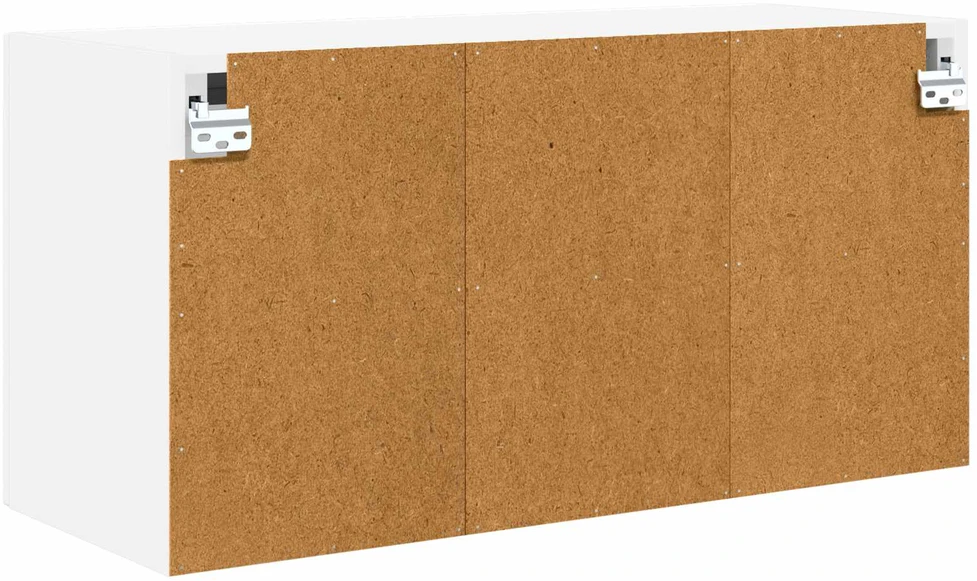 Sieninis stiklinis kabinetas PORTO Balta 80 x 31 x 40 cm