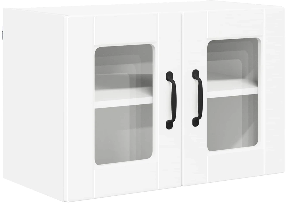 Sieninis stiklinis kabinetas PORTO Balta 60 x 31 x 40 cm