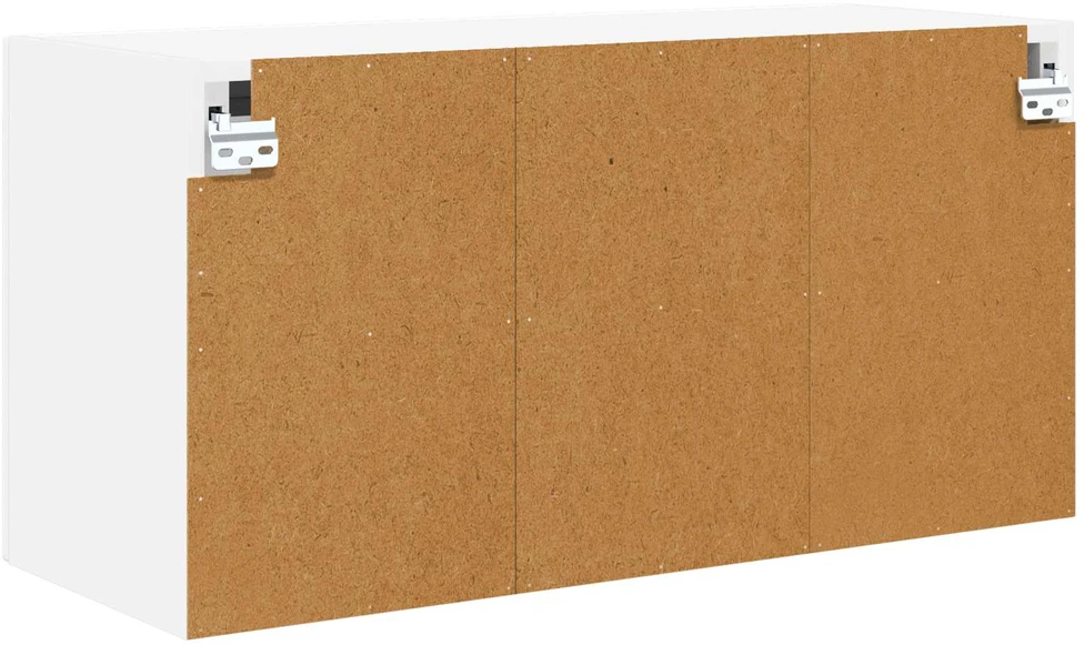 Sieninis stiklinis kabinetas PORTO Balta 60 x 31 x 40 cm