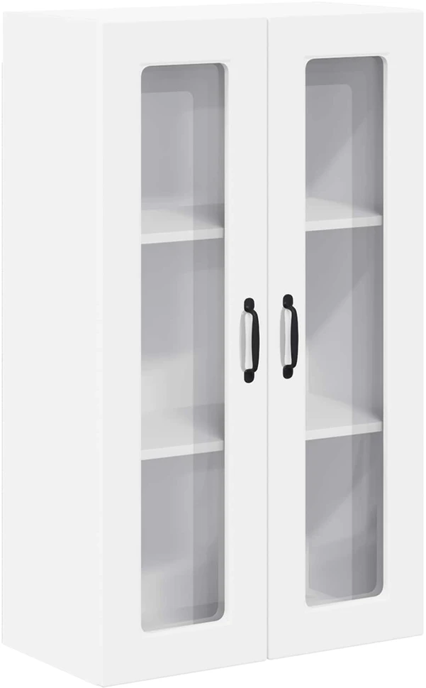 Sieninis stiklinis kabinetas PORTO Balta 60 x 31 x 100 cm