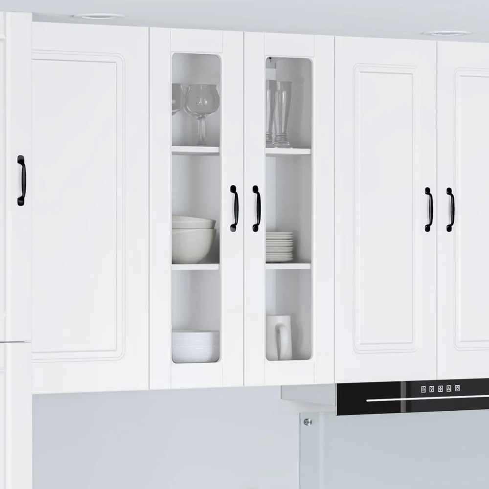 Sieninis stiklinis kabinetas PORTO Balta 60 x 31 x 100 cm