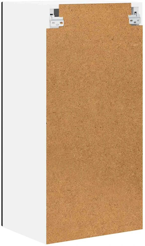 Sieninis stiklinis kabinetas PORTO Juoda 40 x 31 x 80 cm