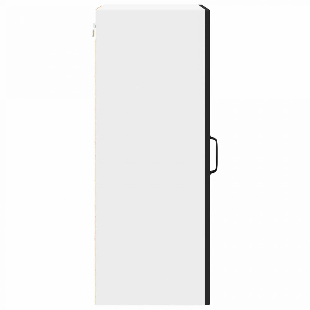 Sieninis stiklinis kabinetas PORTO Juoda 40 x 31 x 80 cm