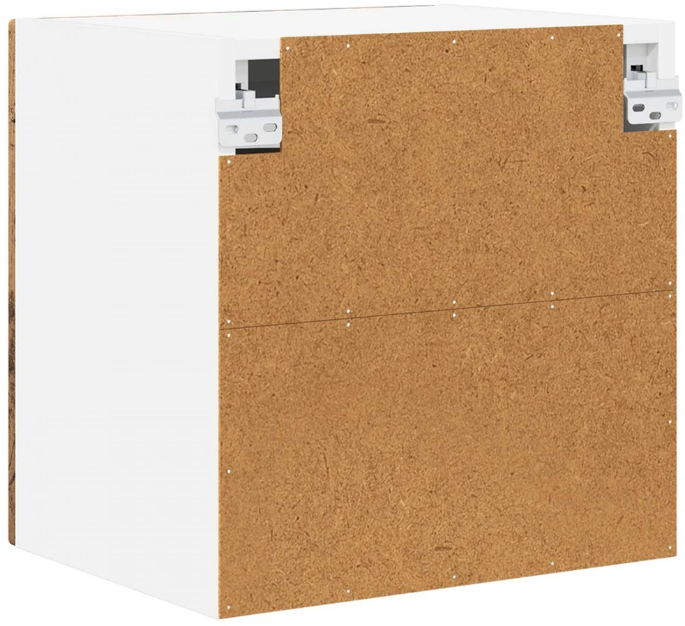 Sieninis stiklinis kabinetas PORTO Senas medis 40 x 31 x 40 cm