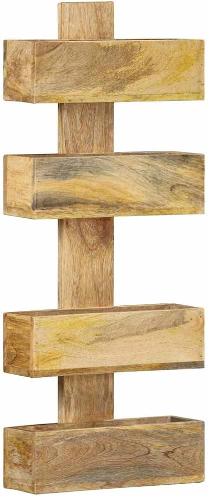 Sieninis stovas žurnalams, 30x11x72cm, mango medienos masyvas