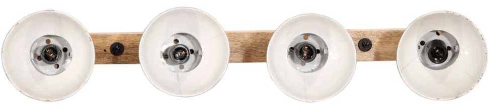 Sieninis šviestuvas, baltintas raudonas, 90x25cm, 25W, E27