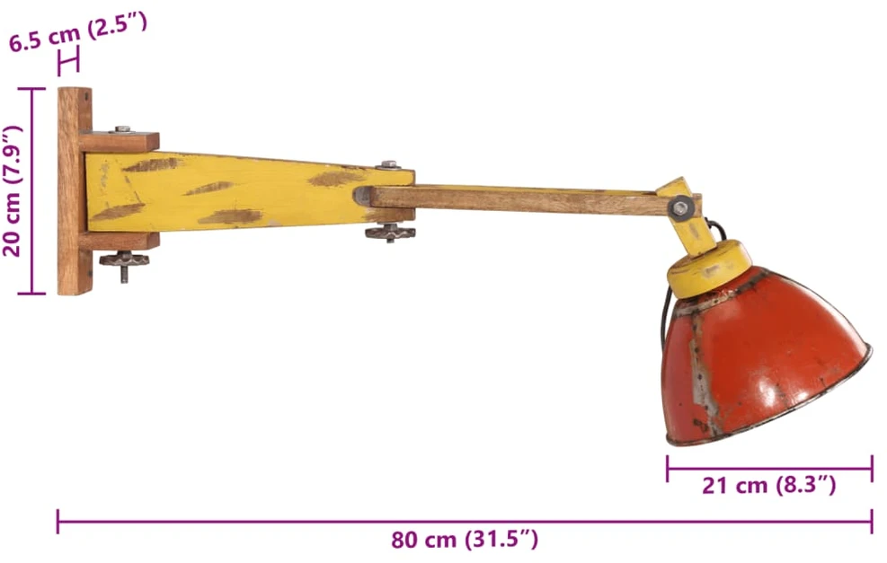 Sieninis šviestuvas, įvairių spalvų, 25W, E27