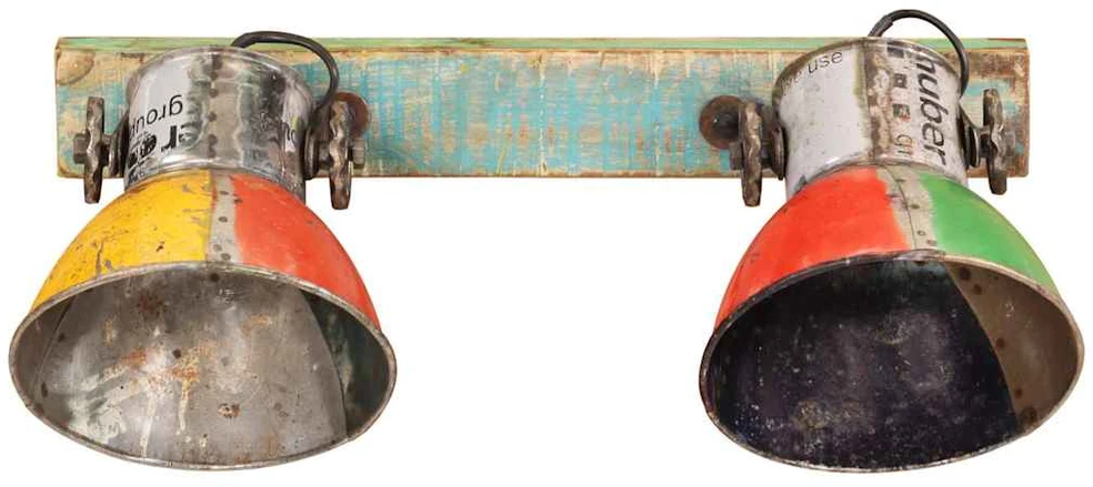 Sieninis šviestuvas, įvairių spalvų, 45x25cm, E27, pramoninis