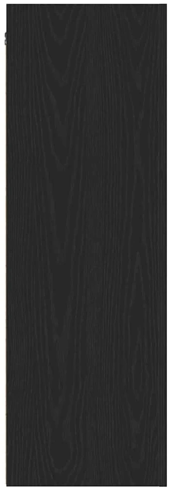 TV staliukas Sieninis televizoriaus stovas 30,5 x 30 x 90 cm Juodas ąžuolas