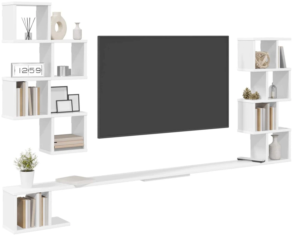 Sieninis televizoriaus stovas Balta 160 x 15 x 94 cm