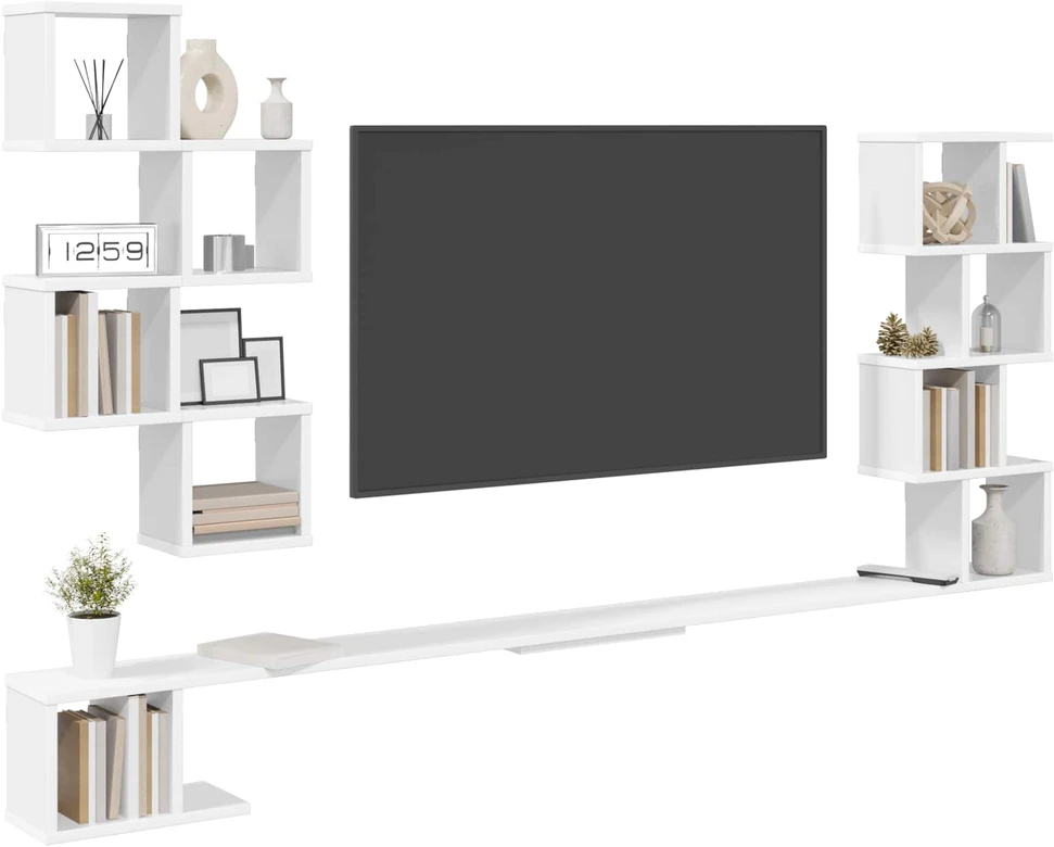 Sieninis televizoriaus stovas Balta 200 x 15 x 94 cm