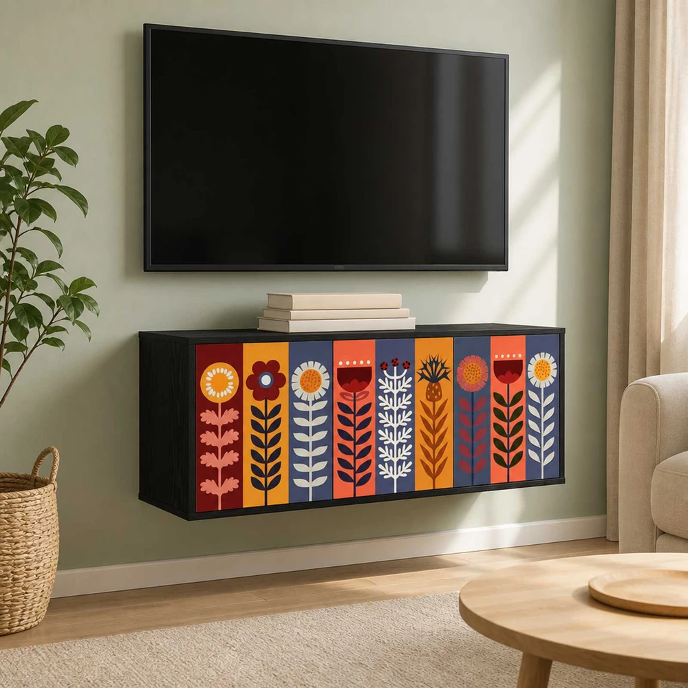 TV staliukas Sieninis televizoriaus stovas ESSEN 102 x 33 x 40 cm