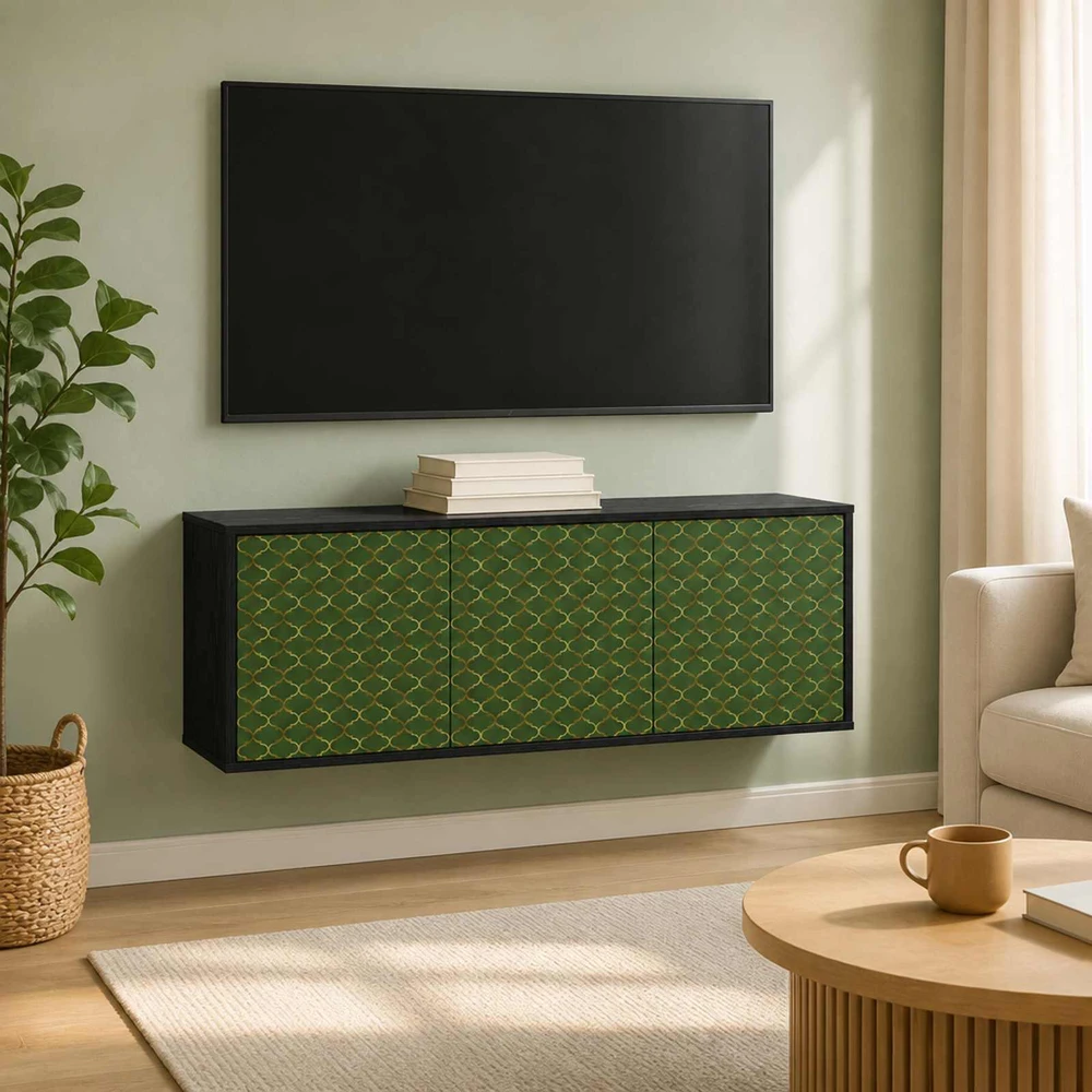 TV staliukas Sieninis televizoriaus stovas GELEEN 102 x 33 x 40 cm