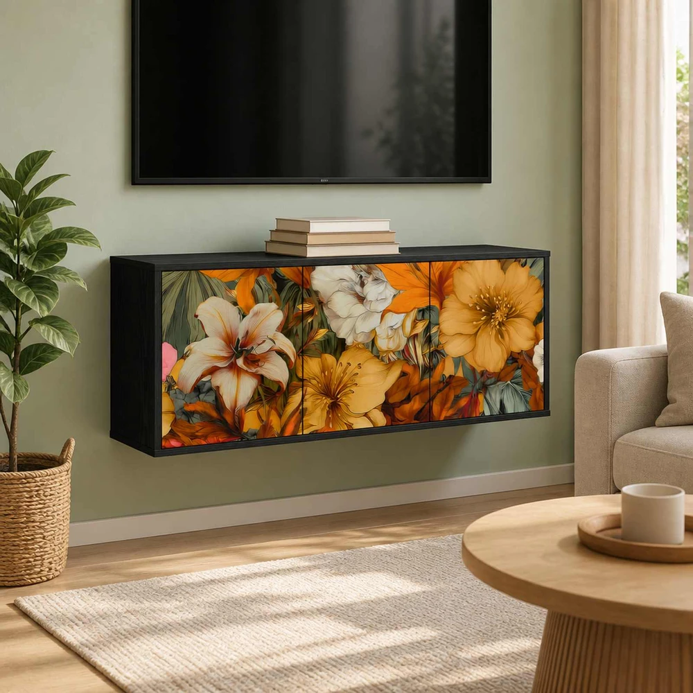 TV staliukas Sieninis televizoriaus stovas GENNEP 102 x 33 x 40 cm