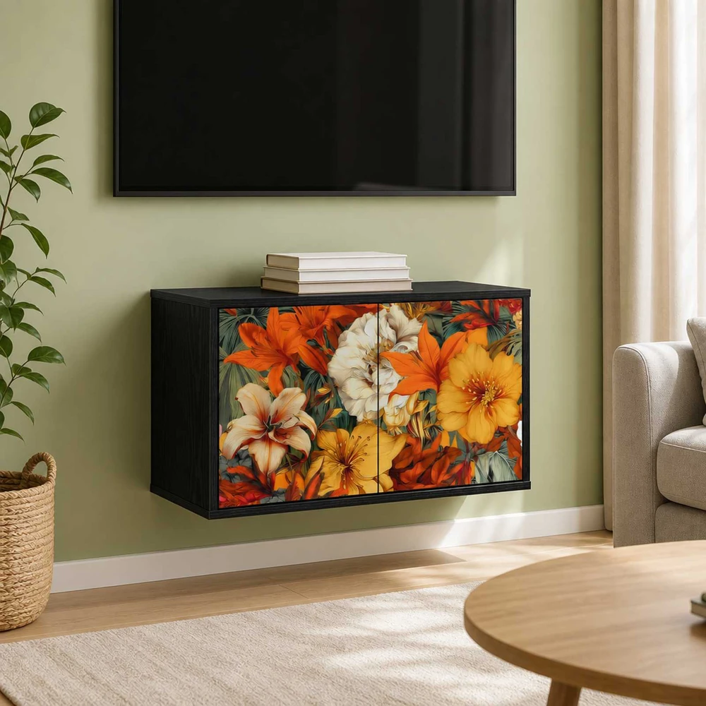 TV staliukas Sieninis televizoriaus stovas GENNEP 69 x 33 x 40 cm