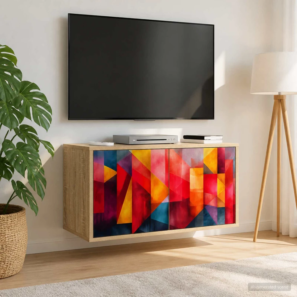 TV staliukas Sieninis televizoriaus stovas HEESCH 69 x 33 x 40 cm