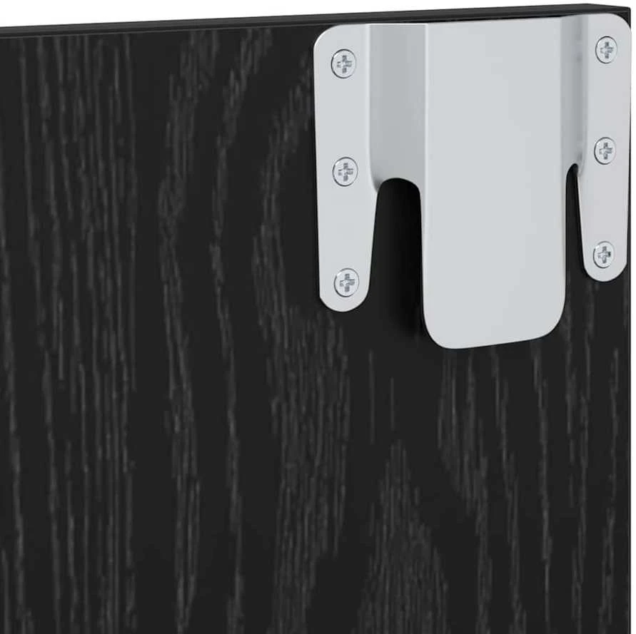 TV staliukas TV spintelių komplektas 120 x 23,5 x 90 cm Juodas ąžuolas