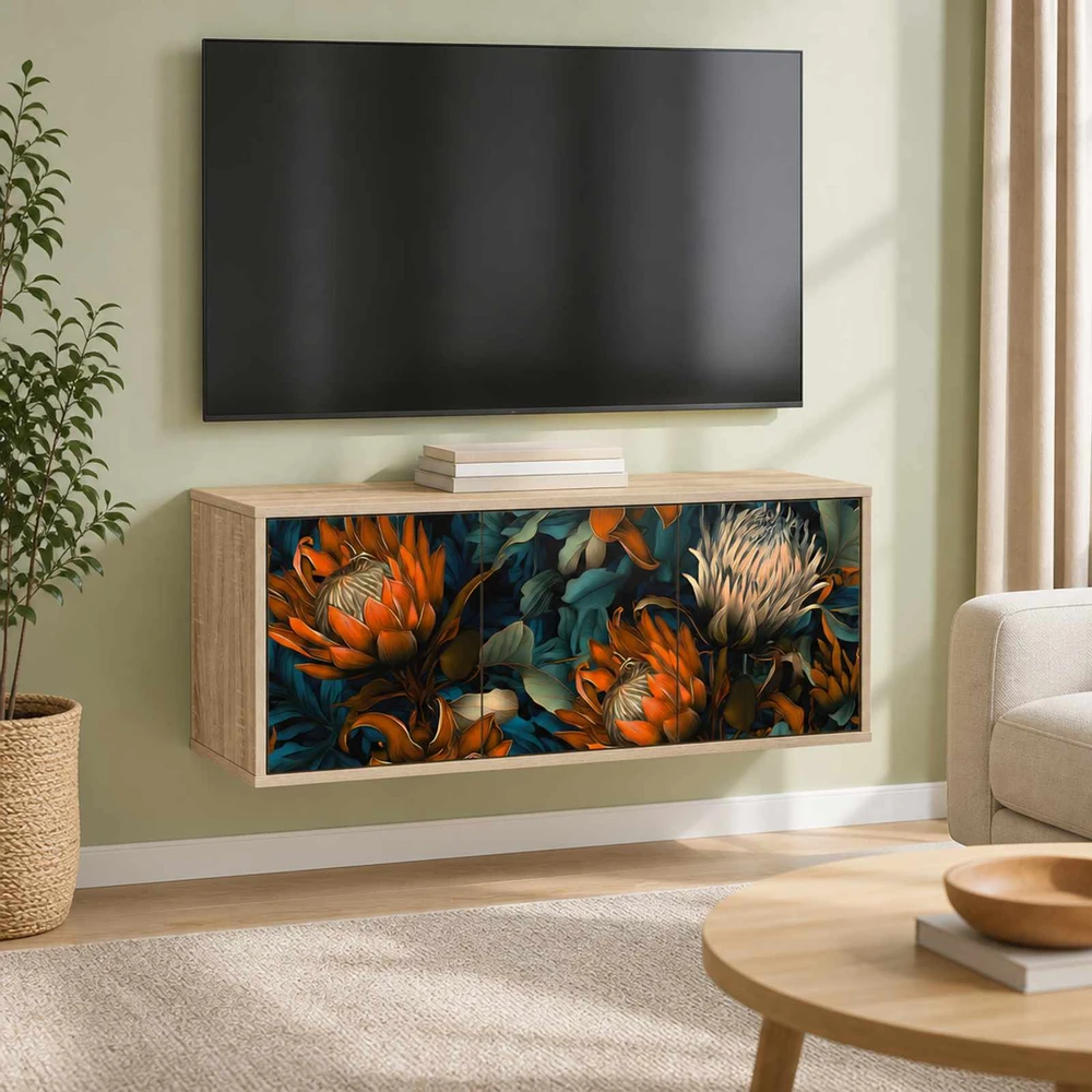 TV staliukas Sieninis televizoriaus stovas LOCHEM 102 x 33 x 40 cm