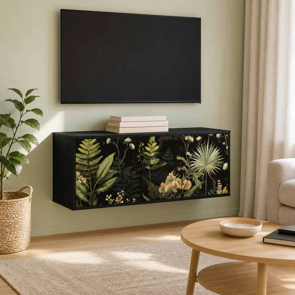 TV staliukas Sieninis televizoriaus stovas RHENEN 102 x 33 x 40 cm