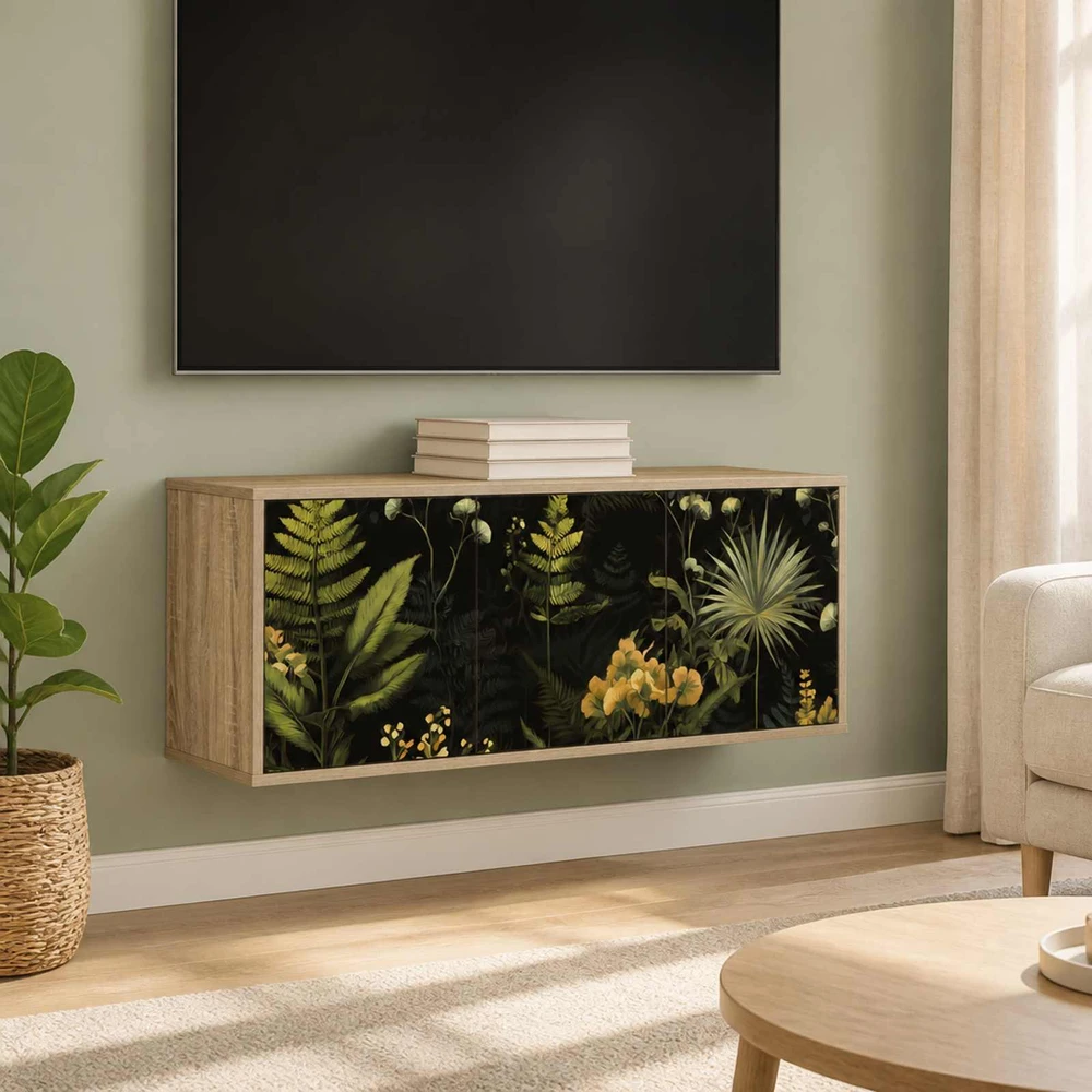 TV staliukas Sieninis televizoriaus stovas RHENEN 102 x 33 x 40 cm