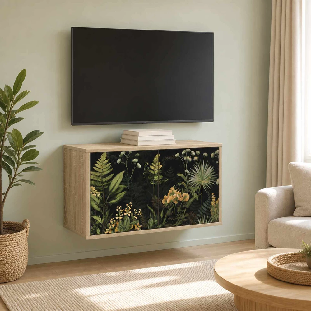 TV staliukas Sieninis televizoriaus stovas RHENEN 69 x 33 x 40 cm