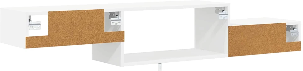 Sieninis televizoriaus stovas Sieninis Balta 150 x 28 x 26 cm