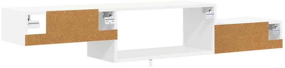 Sieninis televizoriaus stovas Sieninis Balta 150 x 28 x 26 cm