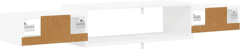 Sieninis televizoriaus stovas Sieninis Balta 140 x 28 x 21 cm