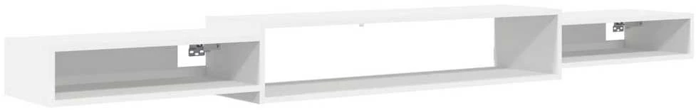 Sieninis televizoriaus stovas Sieninis Balta 220 x 28 x 21 cm