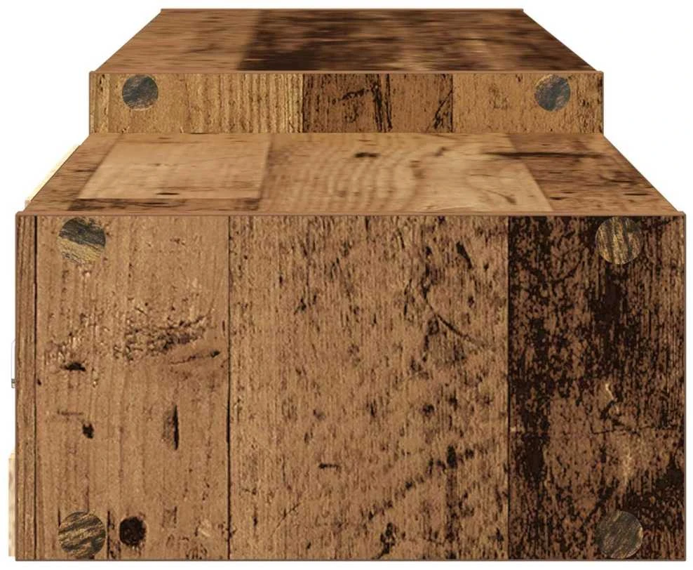Sieninis televizoriaus stovas Sieninis Sendintos medienos