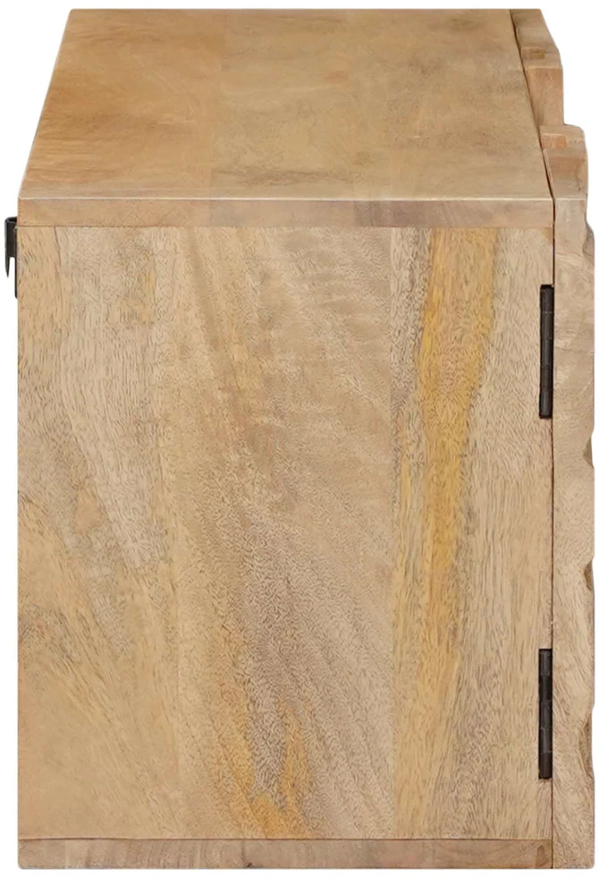 Sieninis televizoriaus stovas su lentyna 100 x 30 x 35 cm