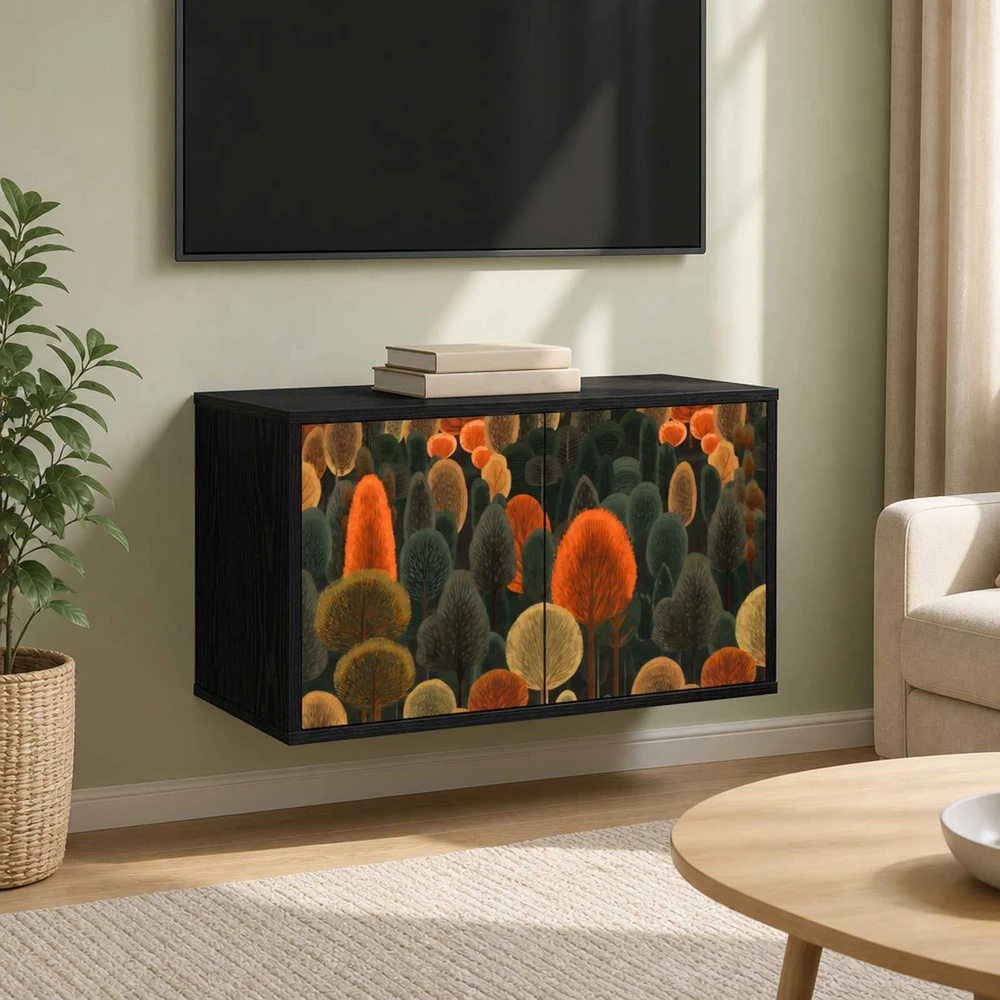 TV staliukas Sieninis televizoriaus stovas ZAANDAM 69 x 33 x 40 cm