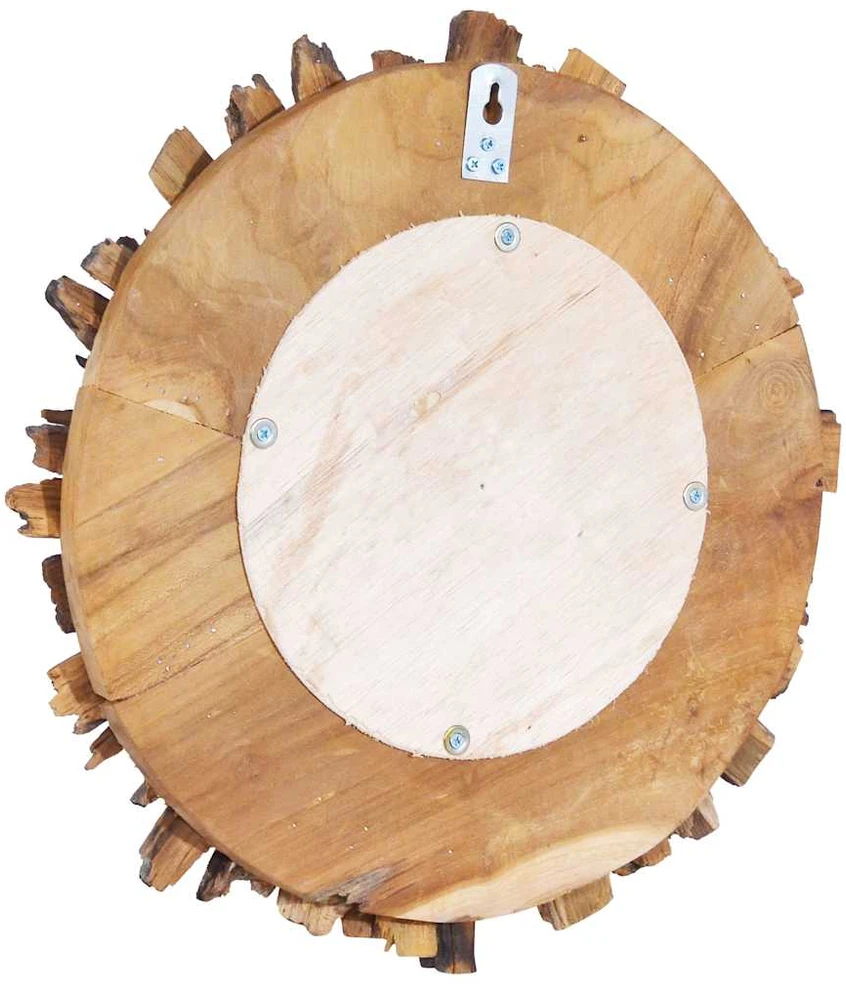 Sieninis veidrodis, 40cm, tikmedžio mediena, apskritas