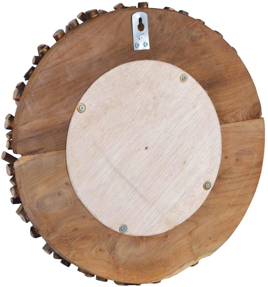Sieninis veidrodis, 40cm, tikmedžio mediena, apskritas